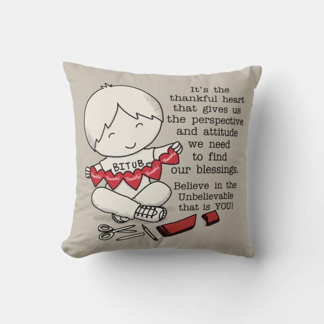 Coussin Coeurs généreux (Recto)