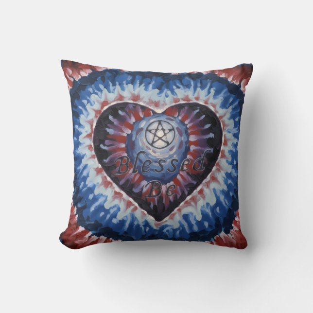 Coussin CœurTieDye (Recto)