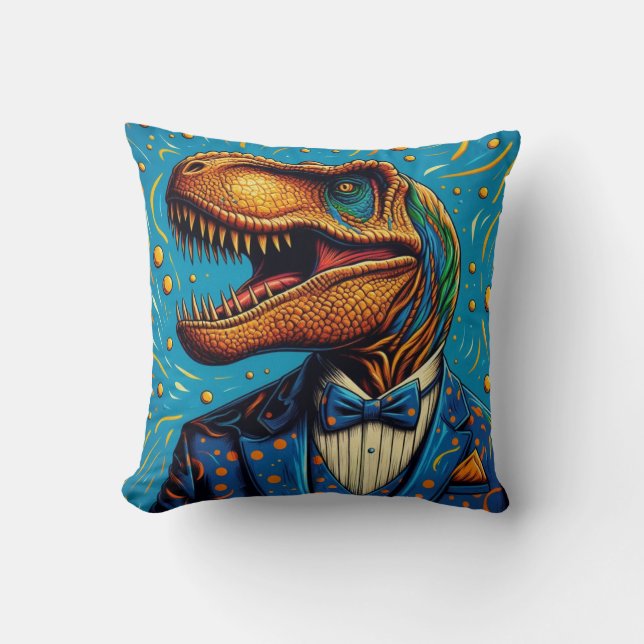 Coussin Cojín con imagen de T-rex (Recto)
