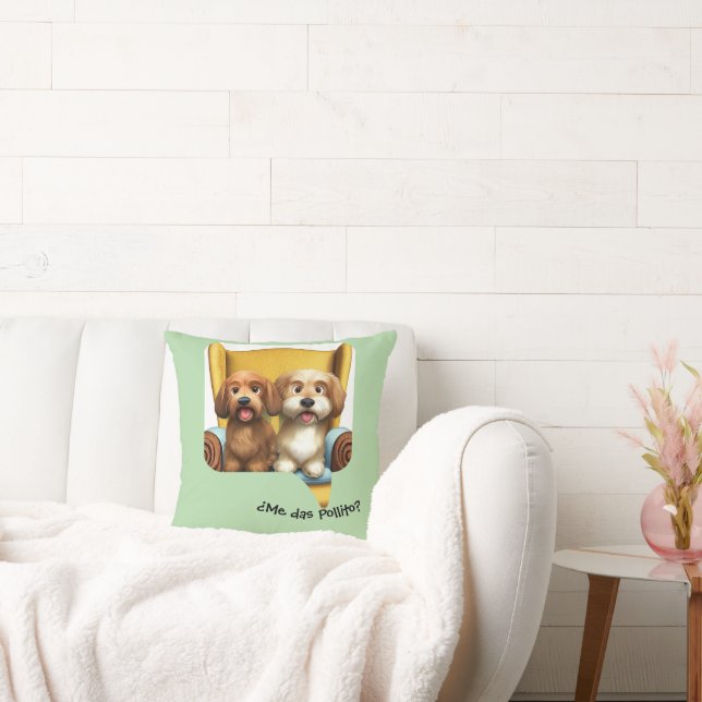 Coussin Cojín Decorativo “Amiguitos Peludos” (Canapé)
