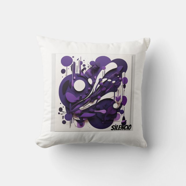 Coussin Cojín Decorativo Arte Nocturno Natural (Recto)