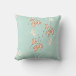 Coussin Cojín decorativo con diseño floral.