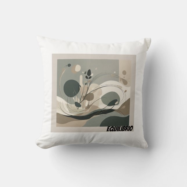 Coussin Cojín Decorativo Minimal Equilibrio (Recto)