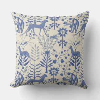 Coussin Cojin estampado plantas y animales fantasticos 