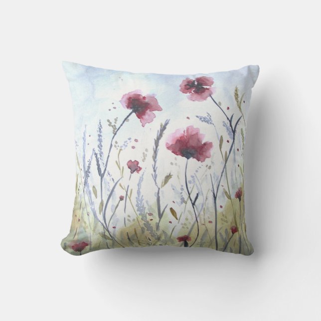 Coussin Cojin florecillas  (Recto)