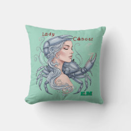 Coussin Cojín Lady Cáncer – Magia zodiacal para tu hogar