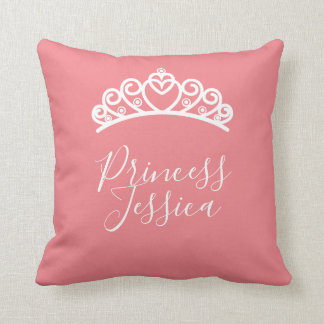 Coussin Cojín Princesa Corona Personalizado