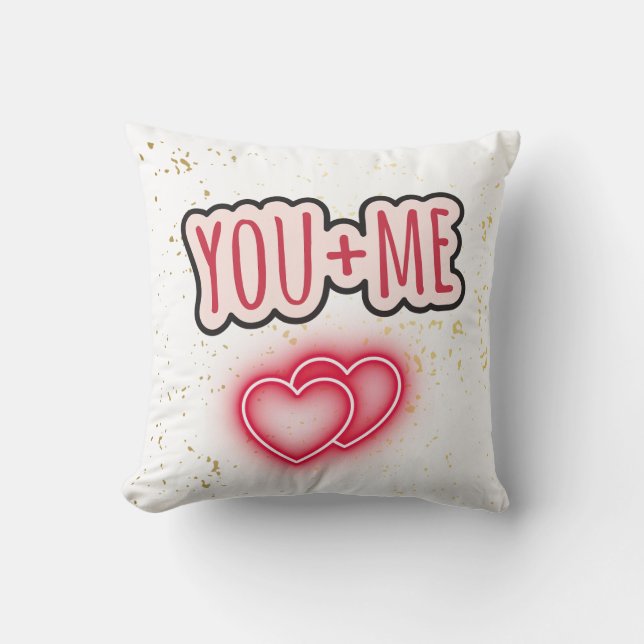 Coussin Cojín You + Me (Recto)