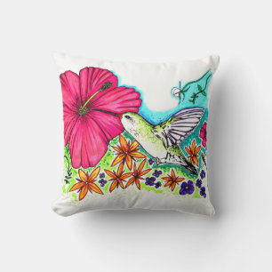 Coussin Colibri