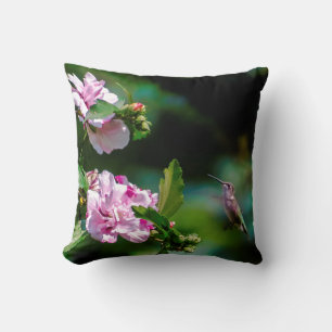 Coussin Colibri à gorge rubis - Photo originale