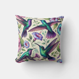 Coussin Colibri Motif Cushion