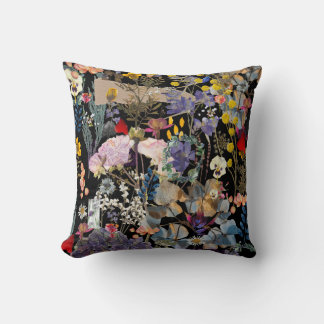 Coussin Collage de fleurs