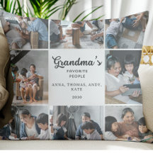 Collage de photos de grand-mère moderne Cadeau per