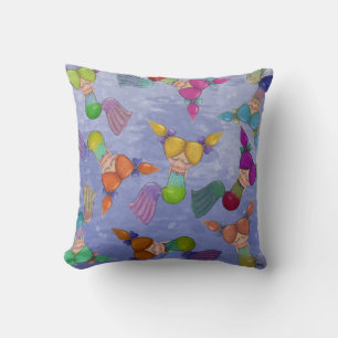 Coussin Collage de sirène