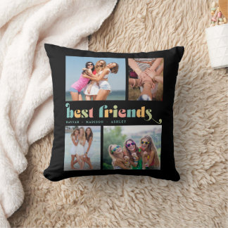 Coussin Collage photo Best Friends Retro 4