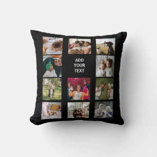 Coussin Collage photo personnalisé 11