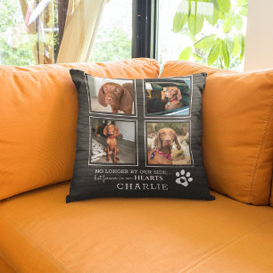 Coussin Collage photo pour animaux de compagnie et citatio