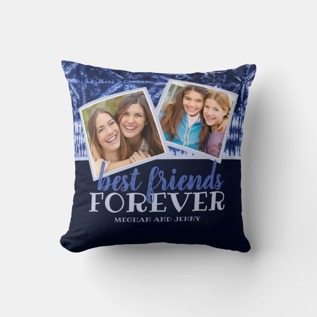 Coussin Collection 2 photos des meilleurs amis de la moder (Recto)