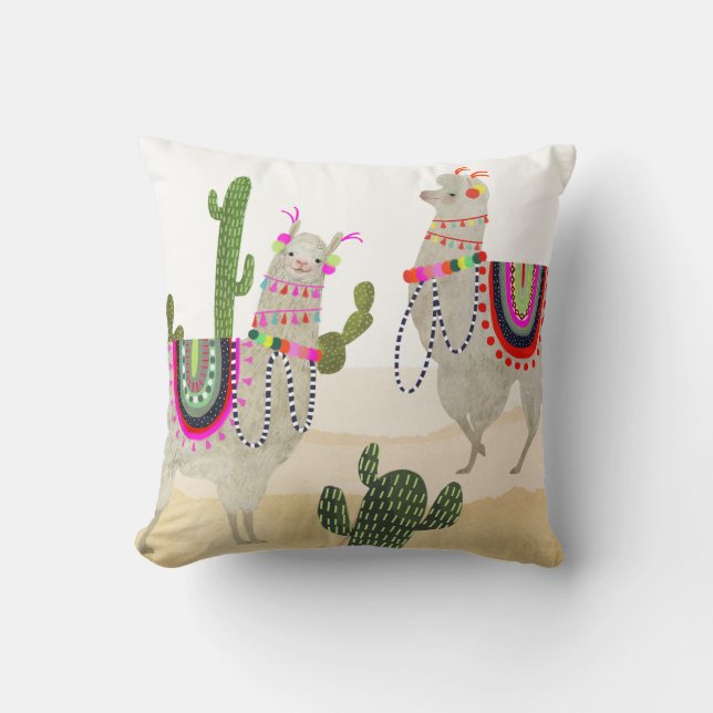 Coussin Collection Llamarama | Cute Llamas (Recto)