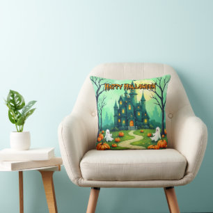 Coussin Collection Moderne Halloween Mignonne Épouvantable