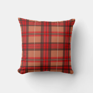 Coussin Collection Tartan Rouge Traditionnelle Tartan tend