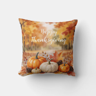 Coussin Collection Tendance Or de Thanksgiving Automne