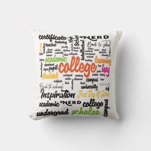 Coussin College Education Word Cloud motifs
