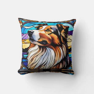 Coussin Collie Stainverre look