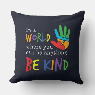 Coussin Coloful Motivation Mamie Anniversaire Sois Gentil
