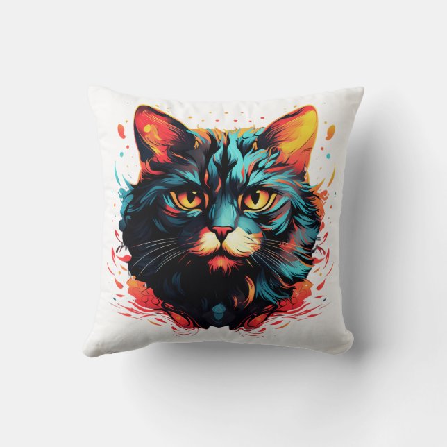 Coussin Color cat (Verso)