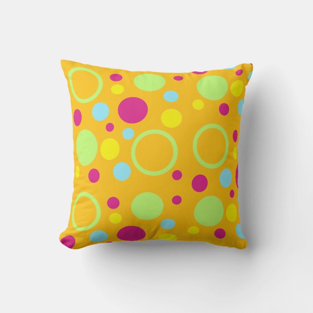 Coussin Coloré géométrique Abstrait (Recto)