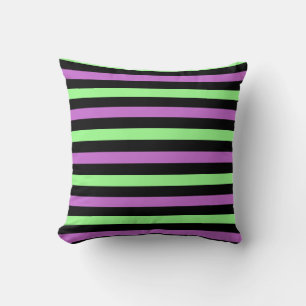 Coussin Coloré Pastel Motif en bande