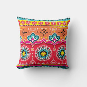 Coussin Coloré tribal ethnique sans couture motif