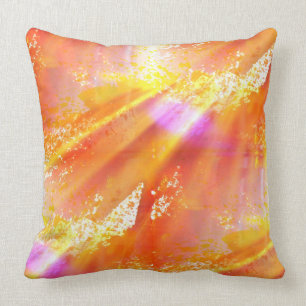 Coussin colorez le jaune sans couture d'arrière - plan