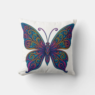 Coussin Colorful Butterfly Pillow