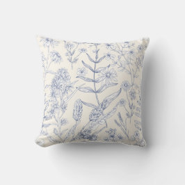 Coussin Colorful Floral Pattern Pillow