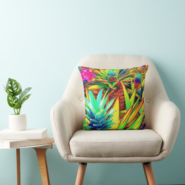COUSSIN COLORFUL PINEAPPLE  PATTERNS  (Chaise)