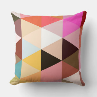 Coussin Colorful Triangles