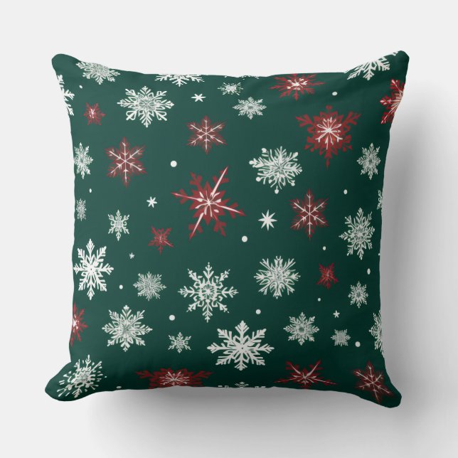 Coussin Colorful Winter Magic – Festive Christmas Design  (Recto)