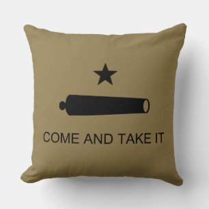 Coussin Come & Take It ! Flag de Texas State