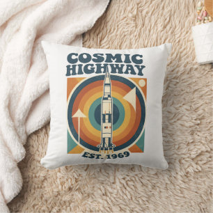 Coussin Comic Highway – Pop Art amusant pour les amateurs