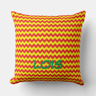 Coussin Comics Superhero NAME Zig Zag Colorful Kids Fun