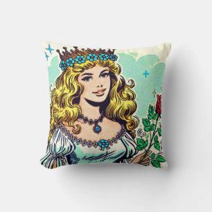 Coussin Comics vintage Cute Princess