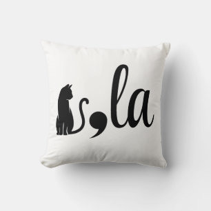 Coussin Comma La Kamala Harris - maman chat pour Kamala