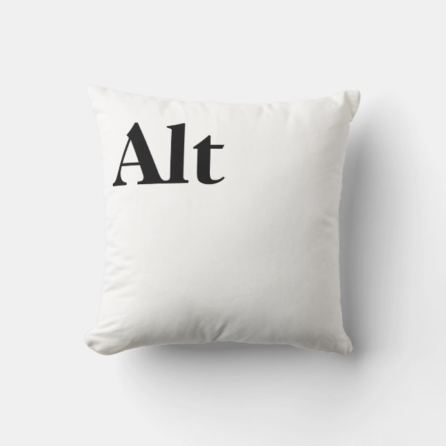 Coussin Commandez la suppression CTRL alt Del d'alt (Recto)