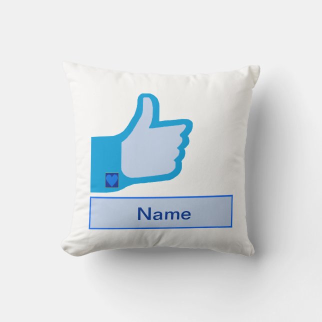 Coussin Comme l'icône les pouces se reposent pour (Recto)