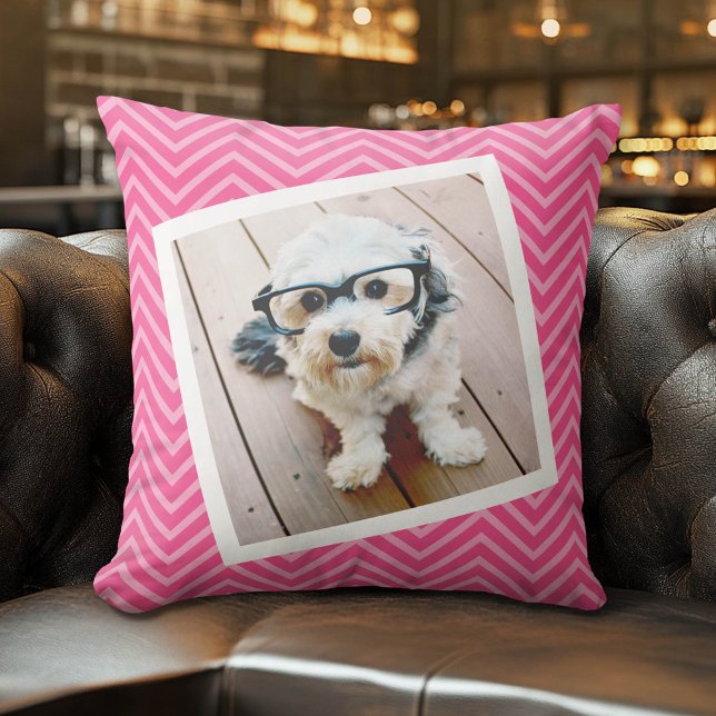 Coussin commémoratif avec photo et nom facultatif  (Custom Pillow)