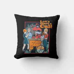 Coussin Commençons un culte Éffrayant d'Halloween pour les