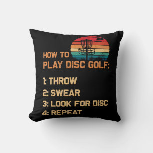 Coussin Comment jouer Disc Golf Disque Golf Golf Lecteur