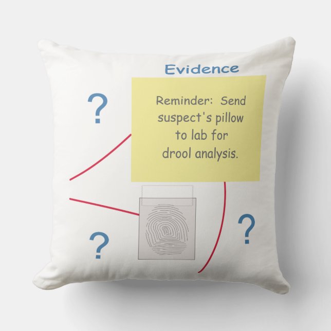Coussin Commission des preuves de la lutte contre le crime (Recto)